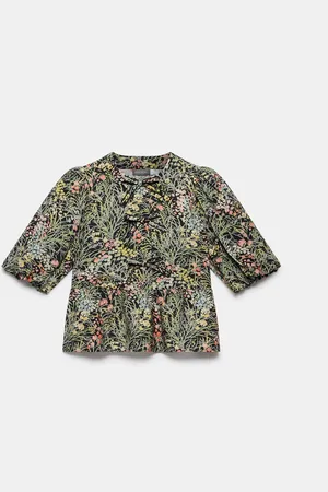 mint&berry Floral Print Tie TopXL