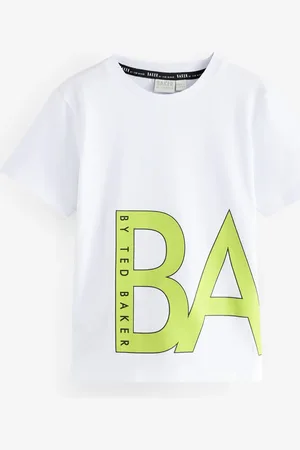 Ted Baker Białą koszulka z nadrukiem, 100% bawełna12 lat (152 cm)
