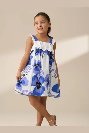 Angel & Rocket Arielle Broderie Panel 100% Cotton Dress9 lat (134 cm)