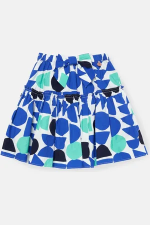 Angel & Rocket Corina Print Tiered 100% Cotton Skirt3 lat (98 cm)
