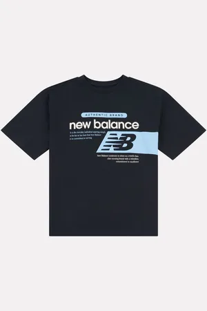 New Balance Kids Authentic Brand Players Graphic 100% Cotton T-Shirt122128 cm