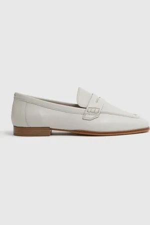 Reiss Angela Leather-Cotton LoafersEU 36 (UK 3)