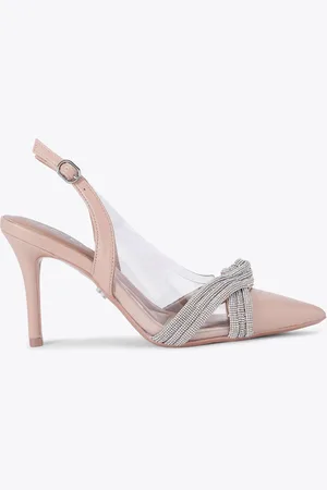 Carvela Pink Arielle Vinyl Sling Shoeseu355