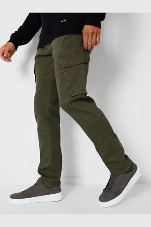 Threadbare Cotton Cargo Pocket Trousers With Stretch34