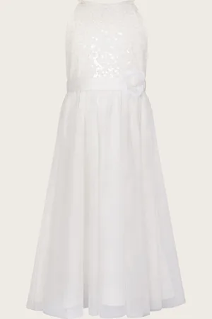 Monsoon Truth Sequin Maxi Dress6 lat (116 cm)