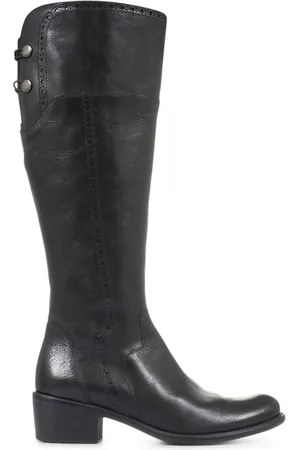 JONES BOOTMAKER Slim Fit Rachel Rider Knee High Black BootsEU 38 (UK 5)
