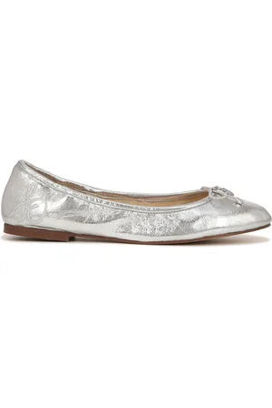 Sam Edelman Regular Fit Silver Felicia Ballet Flats6 EU 39