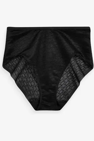 Triumph Czarne prześwitujące figi maxi Signature46