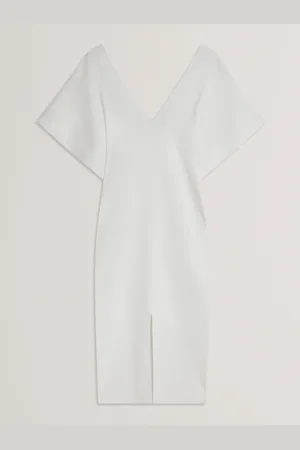 Ted Baker Rebexxa V-Neck Knitted Midi Dress44