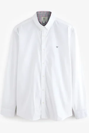 Next Stretch Oxford Long Sleeve ShirtXL