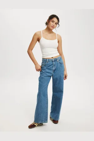 Cotton On Low Rise Super Baggy 100% Cotton JeansEU 40 (UK 12)