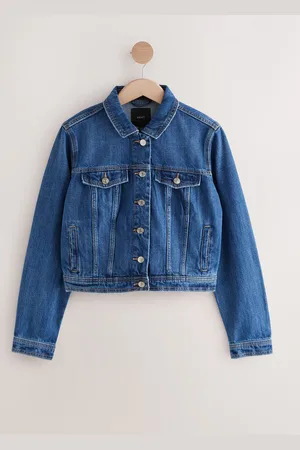 Next Fuller Bust Denim Trucker 100% Cotton JacketEU 50 (UK 22)
