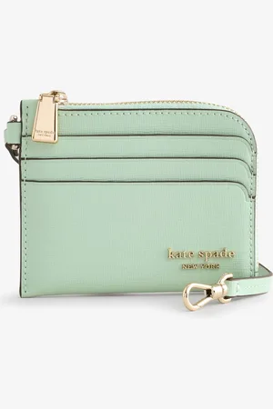 Kate Spade Green Devin Coin Card Case Wristlet BagJeden