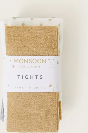 Monsoon Glitter Spot Tights 3 Pack9
