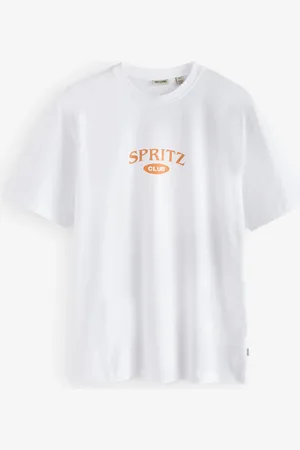 Only & Sons Resort Collar Embroided Floral Print 100% Organic Cotton T-ShirtM