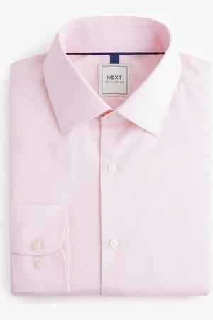 Next Regular Fit Single Cuff Easy Care Twill Shirt42cm R (UK 16.5 R)