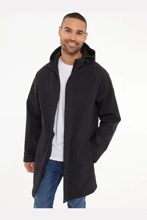 Threadbare Stretch Hooded Tie Waist CoatL