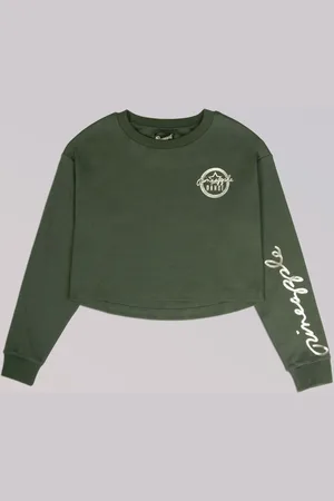 Pineapple Girls Logo Crop Sweatshirt11
