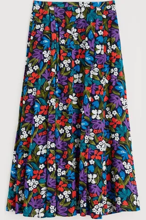 Seasalt Cornwall Lethlean Pleated Maxi Skirt38