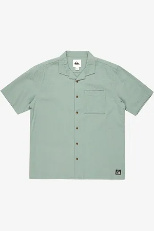 Quiksilver Heartbeat Short Sleeve Pocket 100% Cotton ShirtX-Large