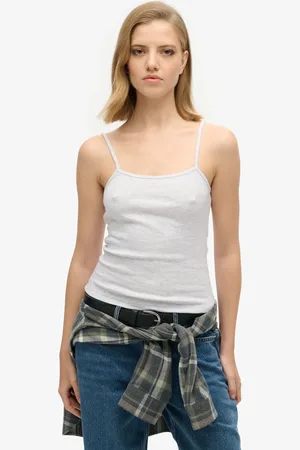 Superdry Fine Rib Cami Vest Top40