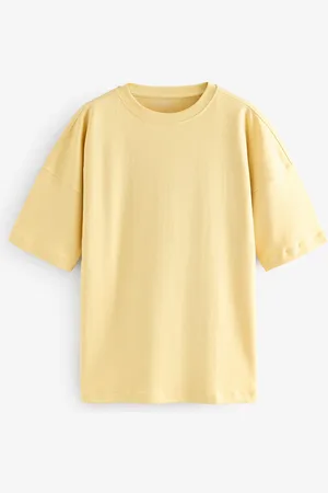 Next 100% Cotton Relaxed Fit Heavyweight Longline Crew Neck T-ShirtM