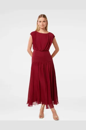 Forever New Lila Crinkle Maxi Dress40