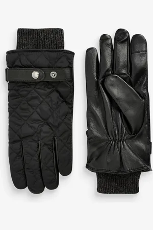 JONES BOOTMAKER Mens Quilted Waterproof GlovesS-M