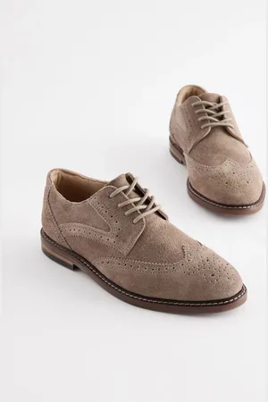 Next Skórzane buty brogsy ze sznurowaniemuk2eu345
