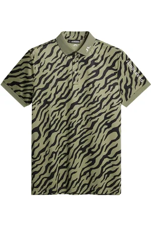 J Lindeberg J. Lindeberg Golf Tour Tech Print Polo ShirtS Reg