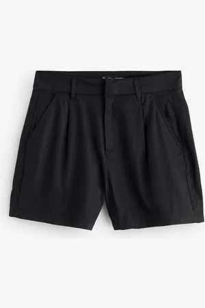 Threadbare Dopasowane szorty z domieszką lnu44