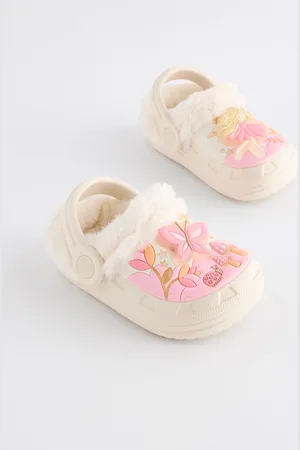 Next Faux Fur Lined Clog SlippersEU 20.5 (UK 4)