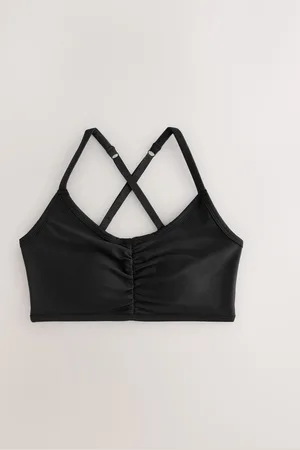 French Connection Low Impact Ruched Front Sports Bra38