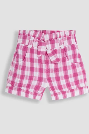 JoJo Maman Bébé Tie Waist Turn-up Hem Shorts8086 cm