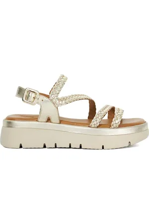 Dune Lexture Soft Woven Strap Platform Sandalseu41