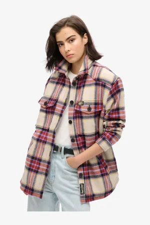 Superdry Borg Check Overshirt38