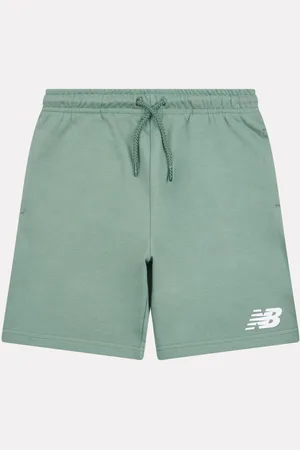 New Balance Kids French Terry Stacked Logo 100% Cotton Shorts166168 cm