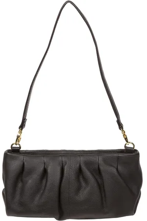 PURE LUXURIES LONDON Victoria Nappa Leather Grab Clutch BagJeden