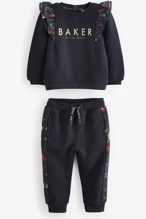 Ted Baker Komplet : sweter z falbanką i joggersy3