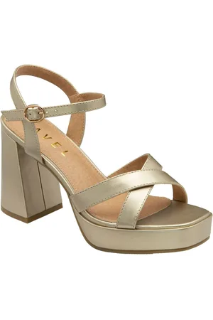 Ravel Cross Strap Open Toe Platform Sandalseu41