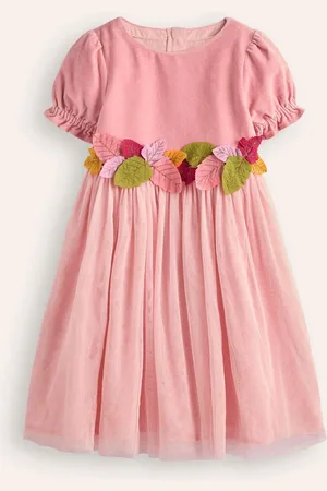 Boden 100% Cotton Ottilie Velvet Tulle Dress9298 cm