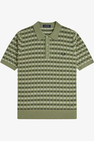 Fred Perry Boucle Ribbed Knitted Shirt2X-L
