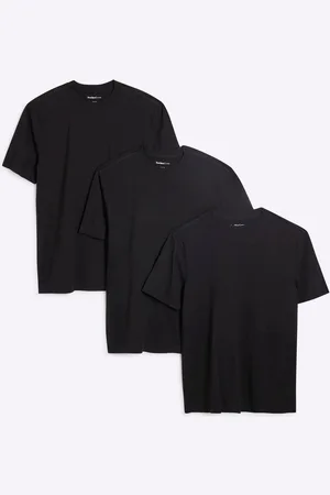 River Island Slim Fit T-Shirts 3 PackM