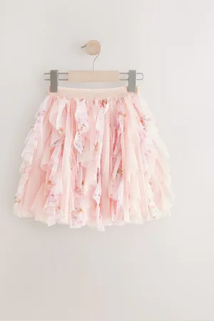 Next Mesh Floral Printed Skirt (3-16yrs)3 lat (98 cm)