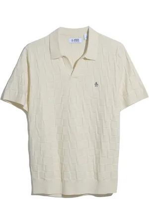 Original Penguin Natural Jacquard Sweater Polo Shirt2X-L
