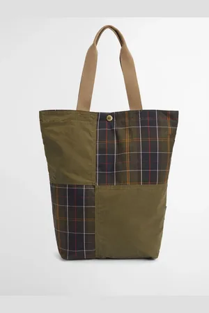 Barbour Transport Patchwork Tote 100% Cotton Bagonesize