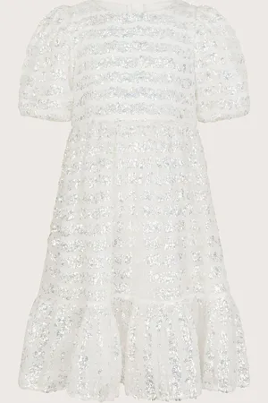 Monsoon Pippa Sequin Stripe Tunic Dress128134 cm
