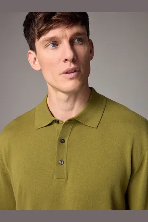Next Knitted Long Sleeve Polo ShirtS