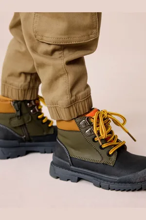 Next Bump Toe Lace Detail Boots with Inside ZipEU 24 (UK 7)