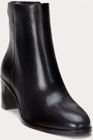 Ralph Lauren Cassie Leather Ankle BootsEU 40 (UK 7)